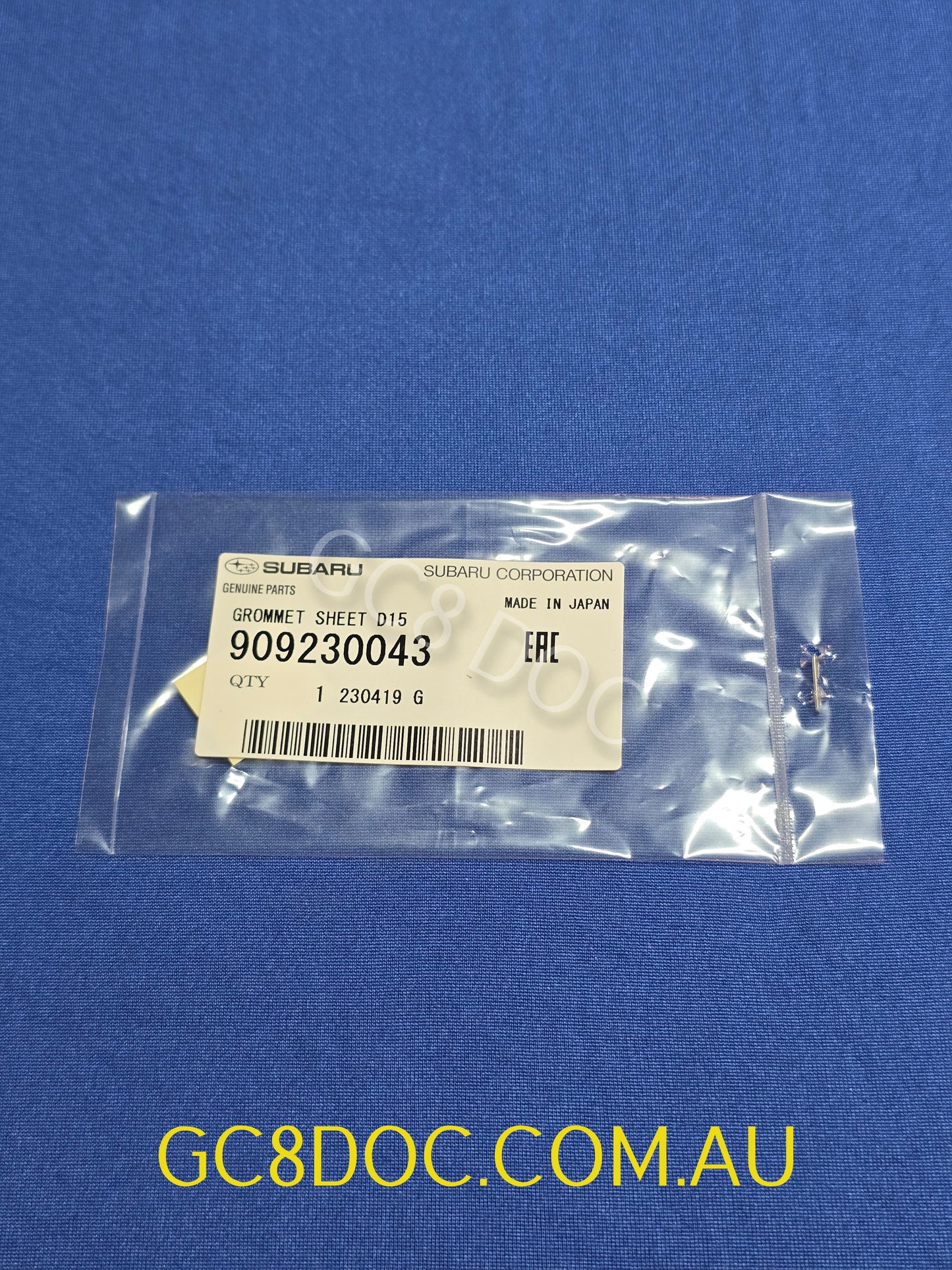 Subaru Grommet Sheet D15 909230010 / 909230043