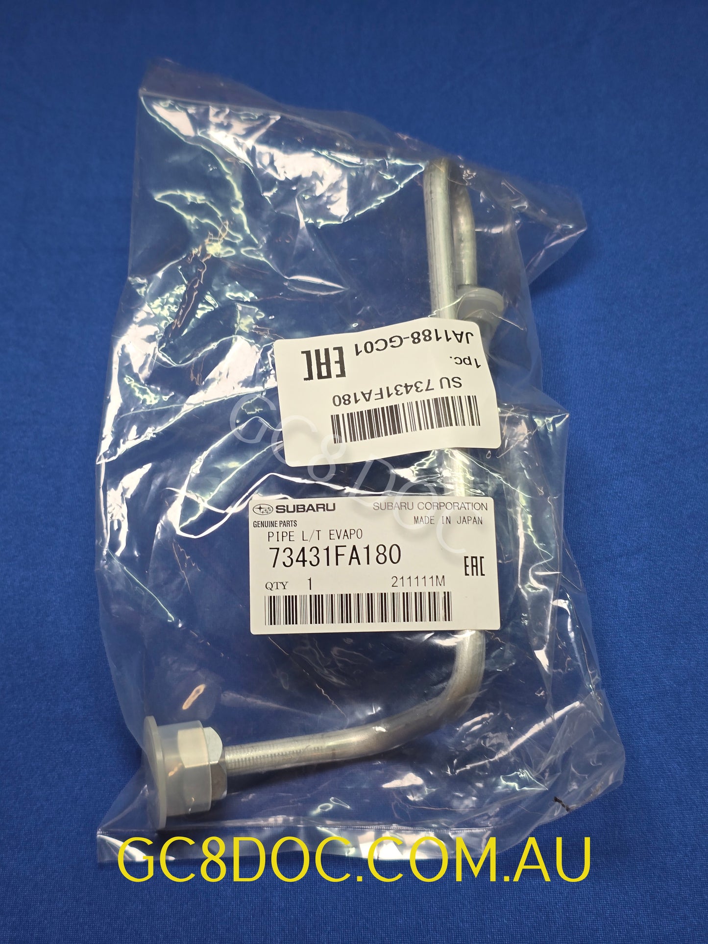 Subaru Impreza 92-00 GC8 GF8 GM8 A/C Pipe Liquid/Tank Evaporator 73431FA180