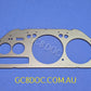 Replica Speedometer Window Plate / Bezel / Fascia For Subaru Impreza 97-00 GC8 GF8 GM8 OEM P/N 85029FA600 85029FA580