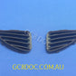 Replica Front Bumper Inserts/Covers/Vents OEM P/N 57744FA200 57744FA210 For Subaru Impreza 99-00