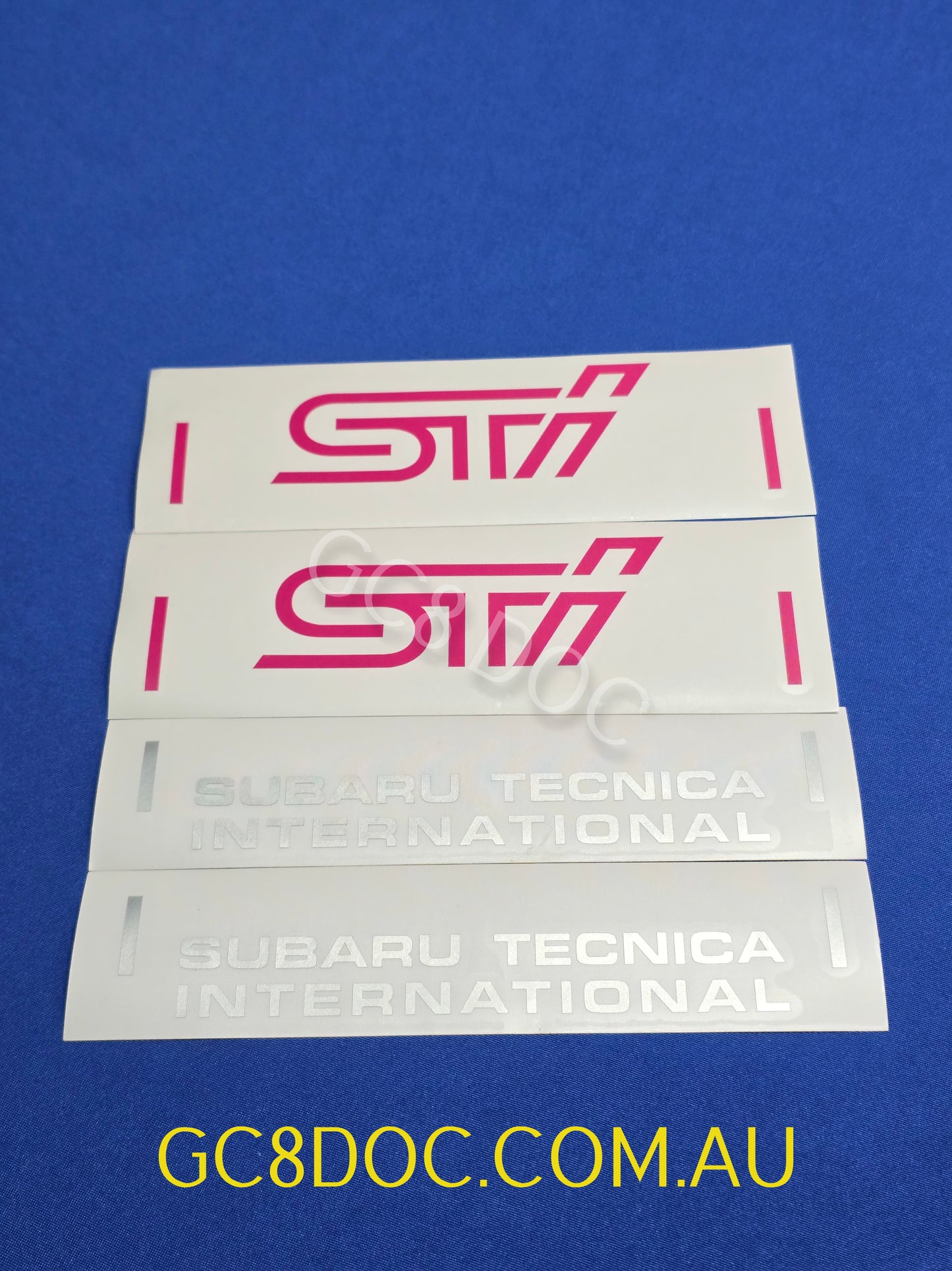 Subaru GC8/GF8 WRX STI 22B Fog Light Decals (pair)