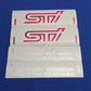 Subaru GC8/GF8 WRX STI 22B Fog Light Decals (pair)