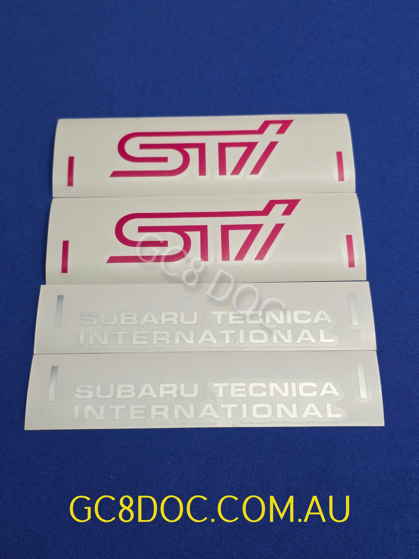 Subaru GC8/GF8 WRX STI 22B Fog Light Decals (pair)