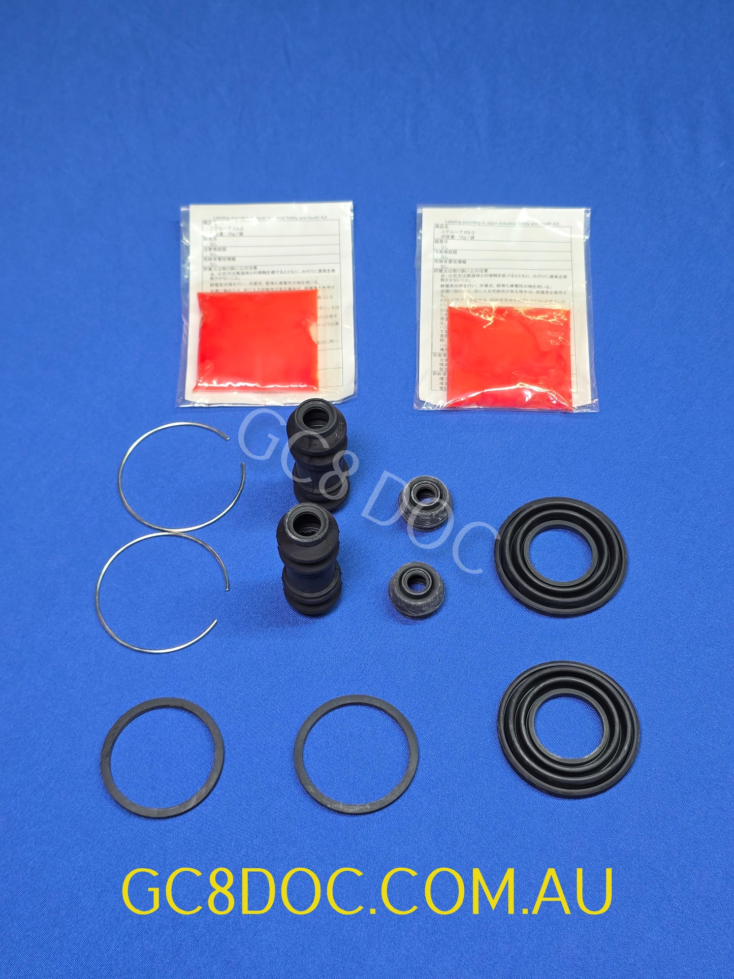Subaru Impreza 94-98 WRX STI GC8 GF8 Single Pot Rear Brakes Seals Kit 26297AA040