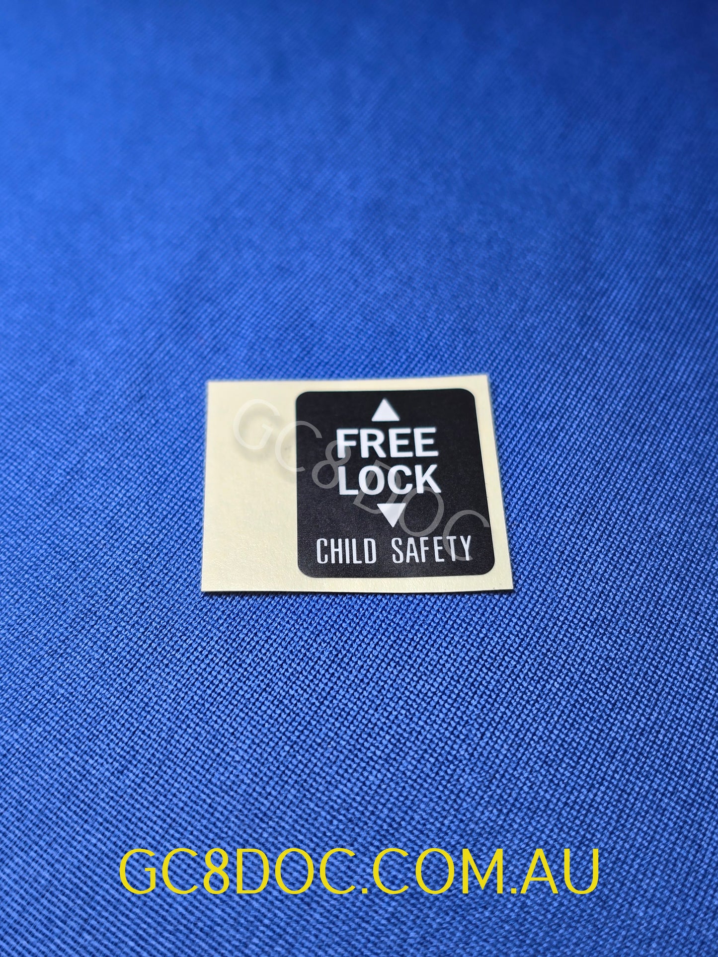 Subaru Child Lock Sticker Label 760182000