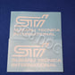 Subaru GC8/GF8 WRX STI 22B Fog Light Decals (pair)