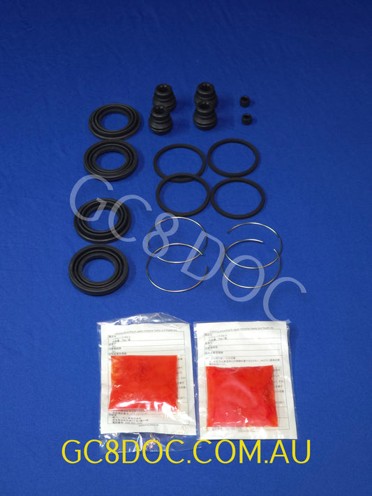 Subaru Impreza 97-98 WRX STI GC8 GF8 2 Pot Front Brakes Seals Kit 26297AC010 / 26297AC011