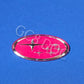 Replica STI Pink Stars Front Grille Badge for Impreza 92-00 OEM P/N STS045500090