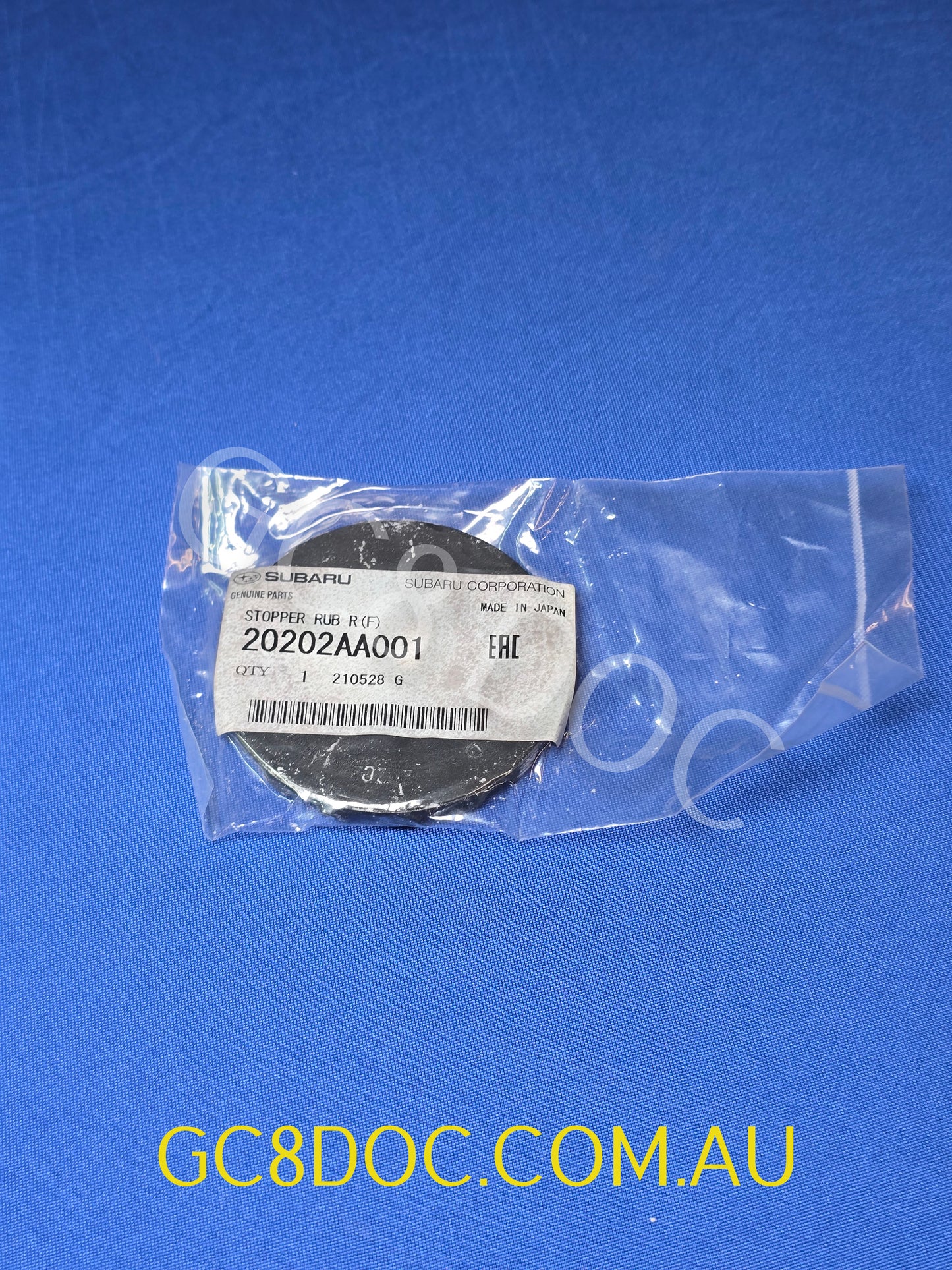 Subaru Impreza 92-07 GC8 GF8 GM8 GD WRX STI Stopper Bushing Control Arm / Transverse Link  20202AA000  / 20202AA001