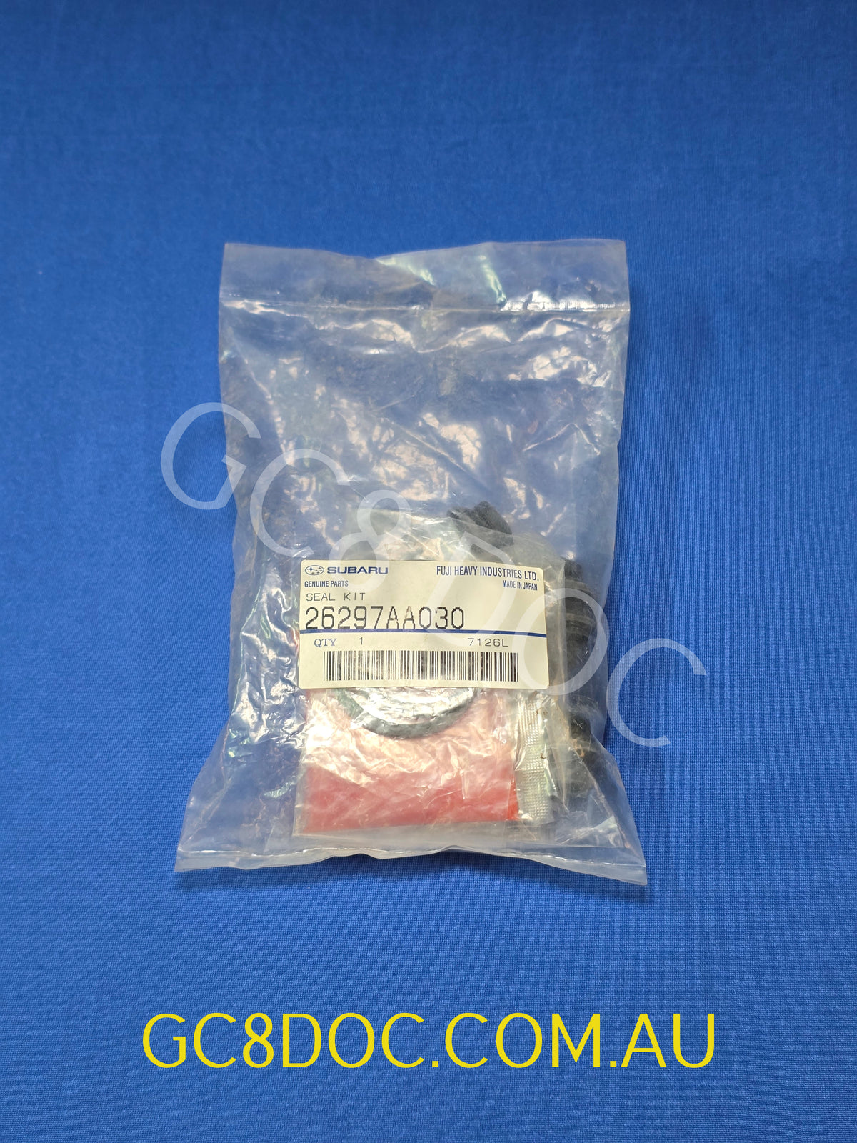 Subaru Impreza 96-00 WRX STI Type R - RA Single Pot Rear Brakes Seals Kit 26297AA030