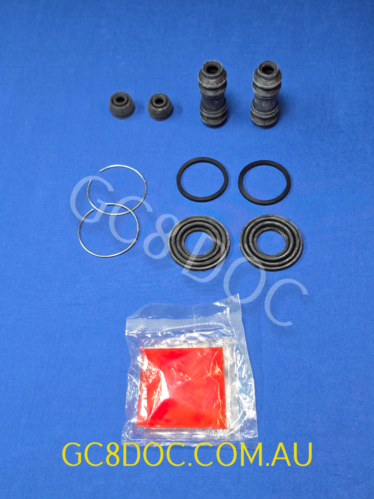 Subaru Impreza 96-00 WRX STI Type R - RA Single Pot Rear Brakes Seals Kit 26297AA030
