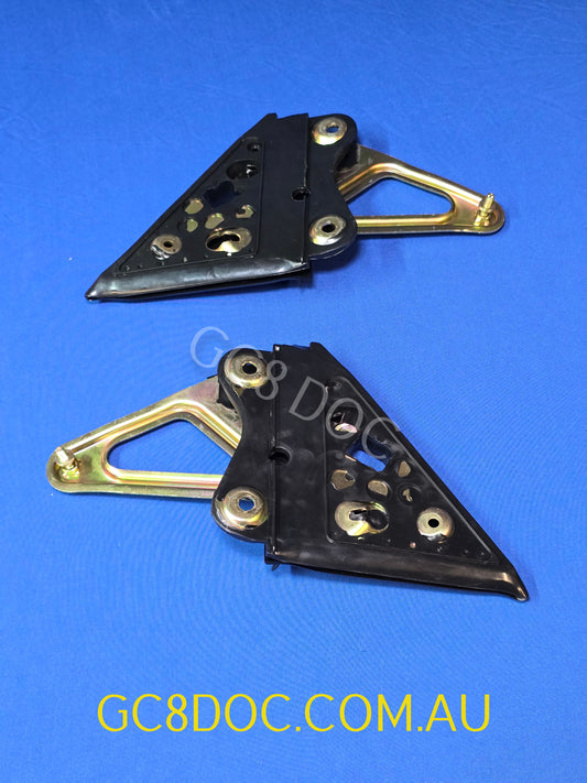 Subaru Impreza 92-00 GC8 GF8 GM8 Mirror Gussets Assembly Set RH+ LH OEM P/N 62320FA000 / 62320FA010