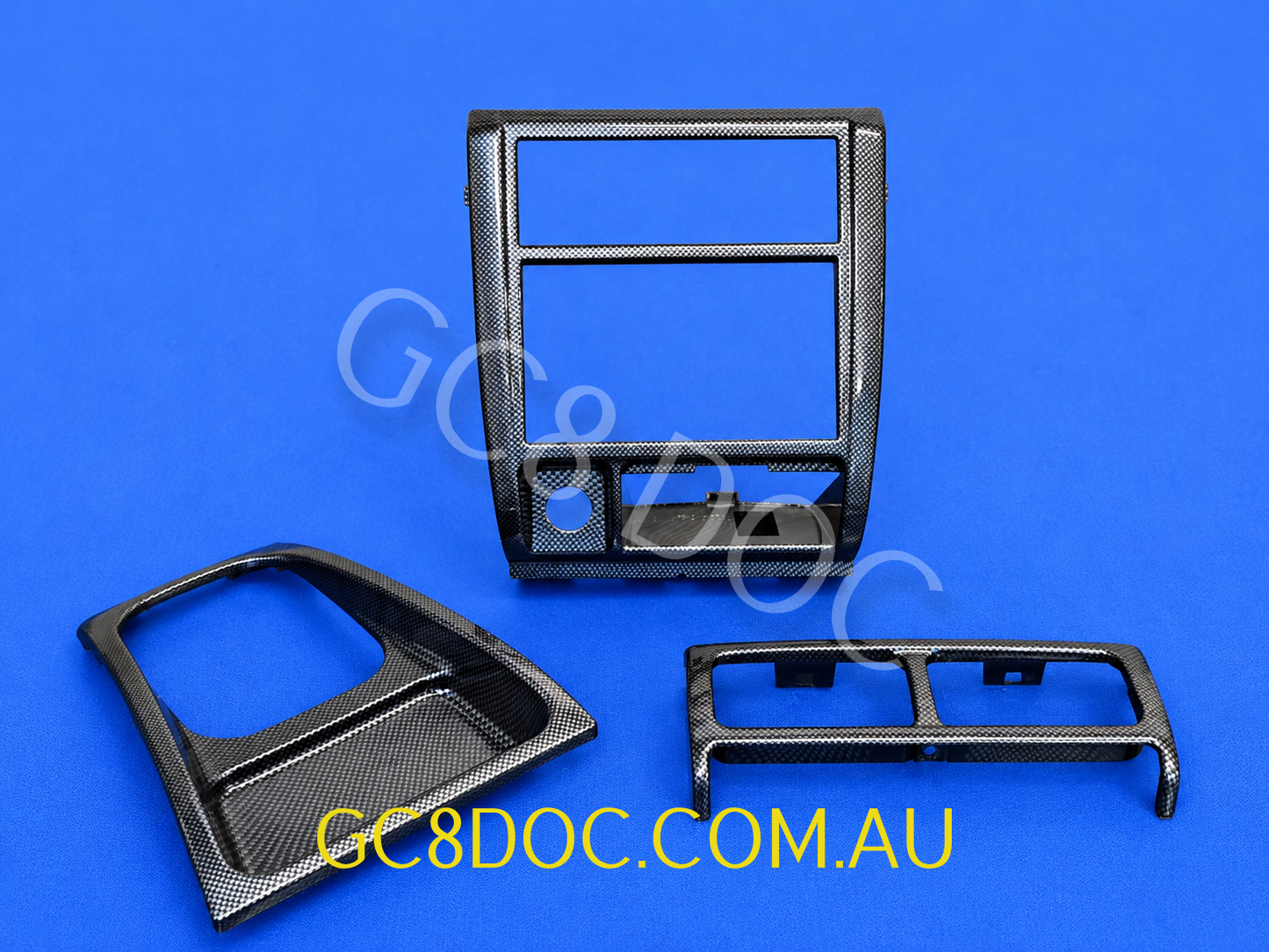 Subaru Impreza 97-00 GC8 GF8 GM8 Carbon Fibre (Hydrodipped) Bundle Kit Center Vent Surrounds + Radio Surround Panel + Gear Lever Surround