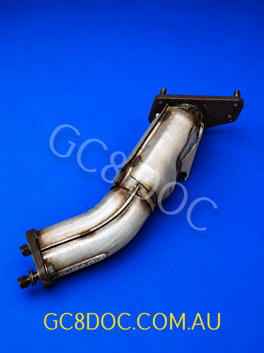[USED] Subaru Impreza 96-00 GC8 GF8 GM8 WRX STI 22B Exhaust Up Pipe 44104AA010 / 44104AA011 / 44104AA012