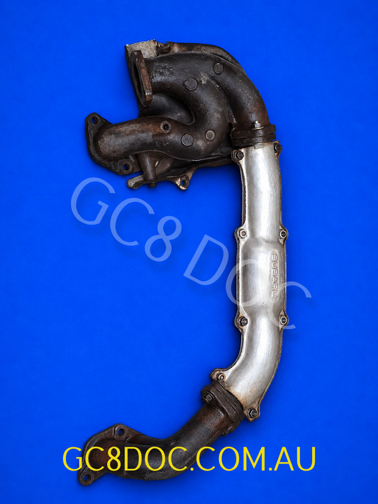 [USED] Subaru Impreza 96-00 GC8 GF8 GM8 WRX STI 22B Complete Exhaust Manifold 14010AA080 44104AA002 + 14023AA020