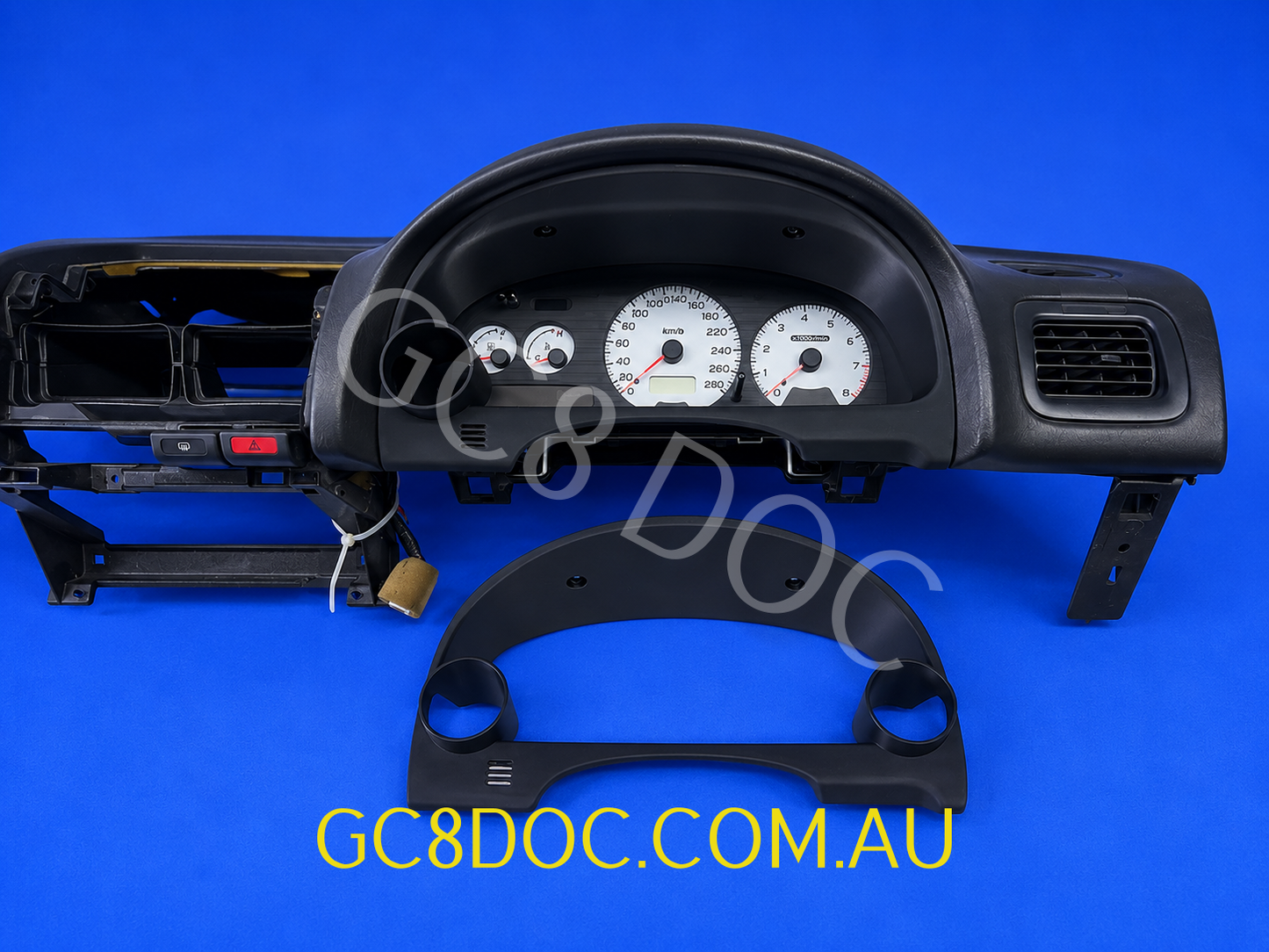 Gauge Cluster Bezel / Visor For Subaru Impreza 97-00 GC8 GF8 GM8  OEM P/N 66180FC000