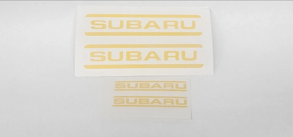 Subaru GC8/GF8 and GD 4-pot and 2-pot brake caliper decals