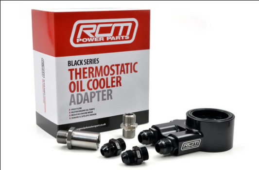 RCM Black Series Thermostatic Oil Sandwich Plate For Subaru Impreza 92-15