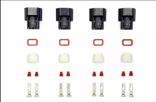 RCM Side Feed Injector Connector Kit For Subaru Impreza 92-00