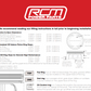 RCM / Omega Piston Set - WRX & STI 1992-1998 (V1-V4) EJ20