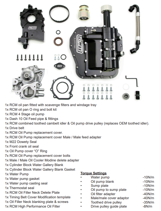 RCM 4 Stage Dry Sump System EJ20/22/25