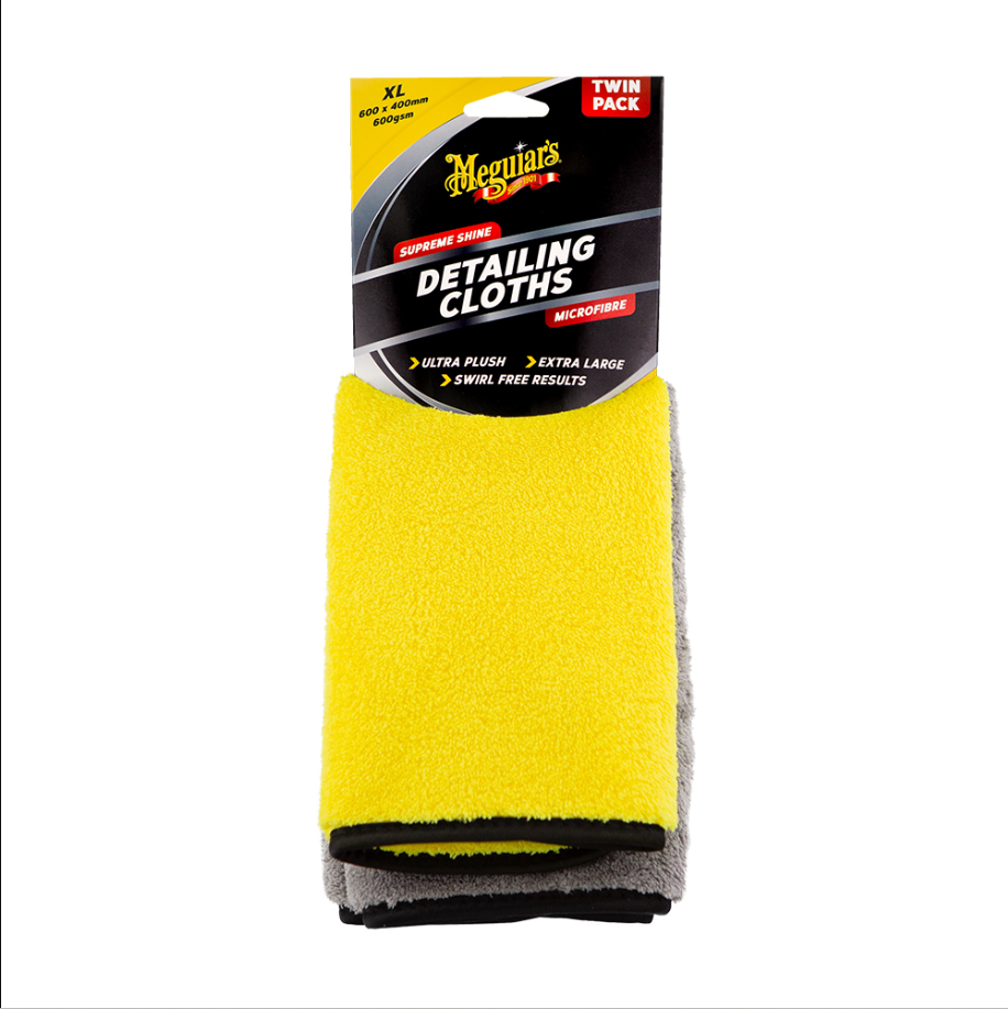 Meguiar's Supreme Shine Detailing Cloth Twin Pack