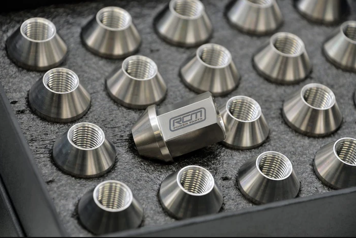 RCM Titanium Wheel Nut Set - M12 x 1.25
