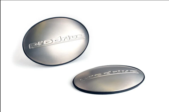 Prodrive P1 Titanium Wing Badges (Pair)
