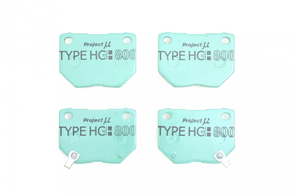 Project Mu Front Brake Pad Set 2 Pot Caliper HC+800 / HC EP Caliper For Subaru Impreza 1992-2007 GC8 GM8 GF8 GD