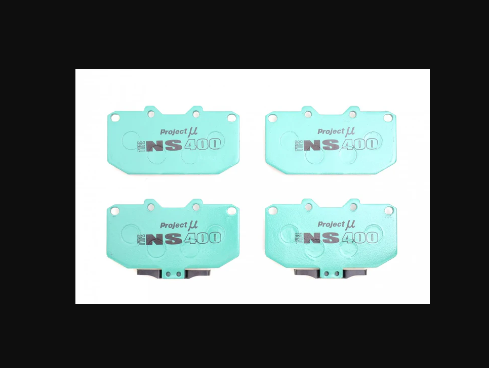 PROJECT MU NS400 Front Brake Pad SET 4 POT Caliper For Subaru Impreza 1992-2007 GC8 GM8 GF8 GD