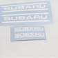 Subaru GC8/GF8 and GD 4-pot and 2-pot brake caliper decals