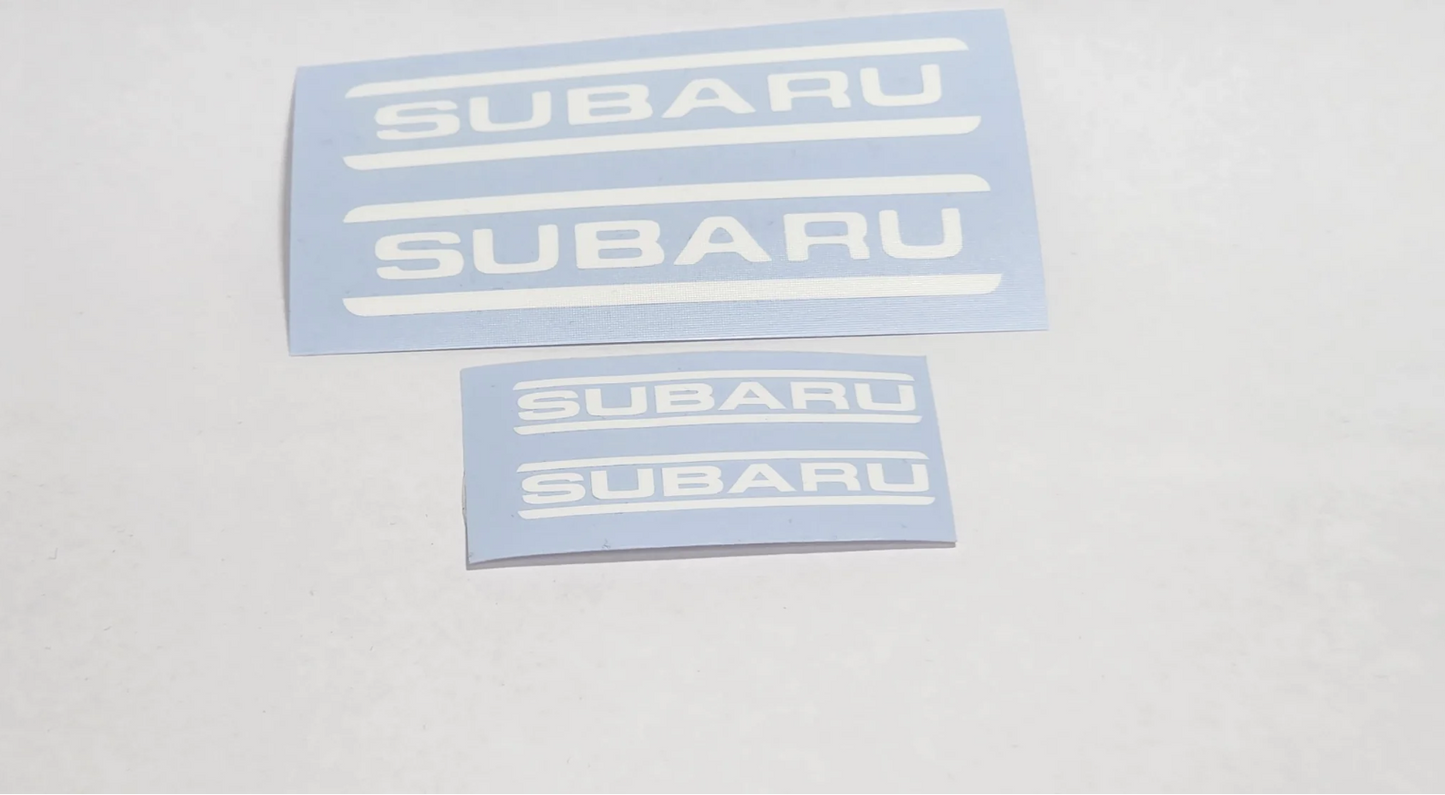 Subaru GC8/GF8 and GD 4-pot and 2-pot brake caliper decals