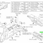 Replica Clip Boot Trim OEM P/N 94078FA030OE For Subaru Impreza Wagon GF8 92-00