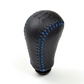 Red / Blue Stitches Gear Knob For Subaru Impreza 92-00 GC8 GF8 GM8 WRX STI OEM P/N STS025500180