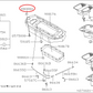 Subaru Impreza 92-00 GC8 GF8 GM8 Grommet  Intercooler Splitter / Shroud 788025000