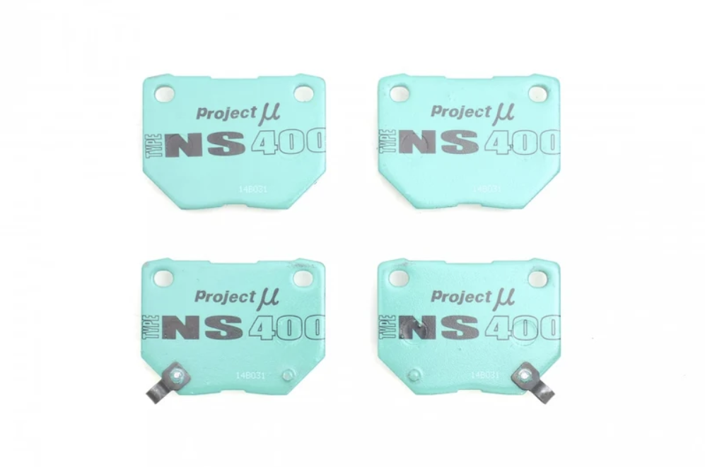 PROJECT MU NS400 / NS-EP Front Brake Pad SET 2 POT Caliper For Subaru Impreza 1992-2007 GC8 GM8 GF8 GD