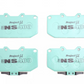 PROJECT MU NS400 / NS-EP Front Brake Pad SET 4 POT Caliper For Subaru Impreza 1992-2007 GC8 GM8 GF8 GD