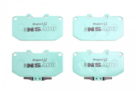 PROJECT MU NS400 / NS-EP Front Brake Pad SET 2 POT Caliper For Subaru Impreza 1992-2007 GC8 GM8 GF8 GD