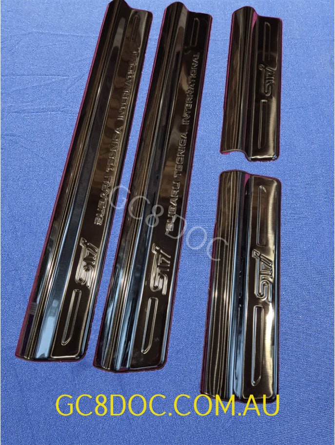Sill Covers Scuff Plates For Subaru Impreza 92-00 GC8 GF8