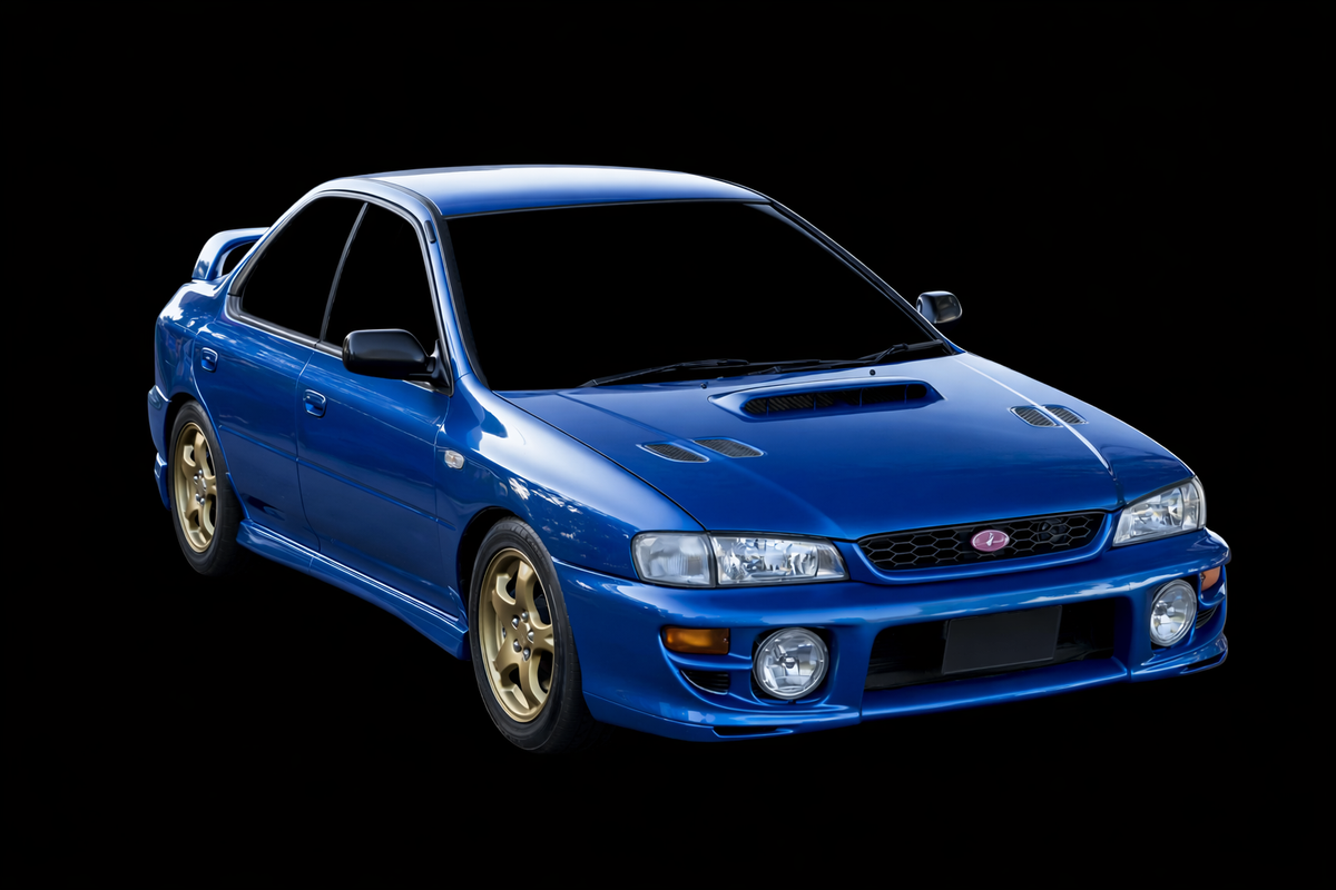 Subaru Impreza 92-00 GC8 WRX STI Complete Outer Moulding Trims Sedan B ...