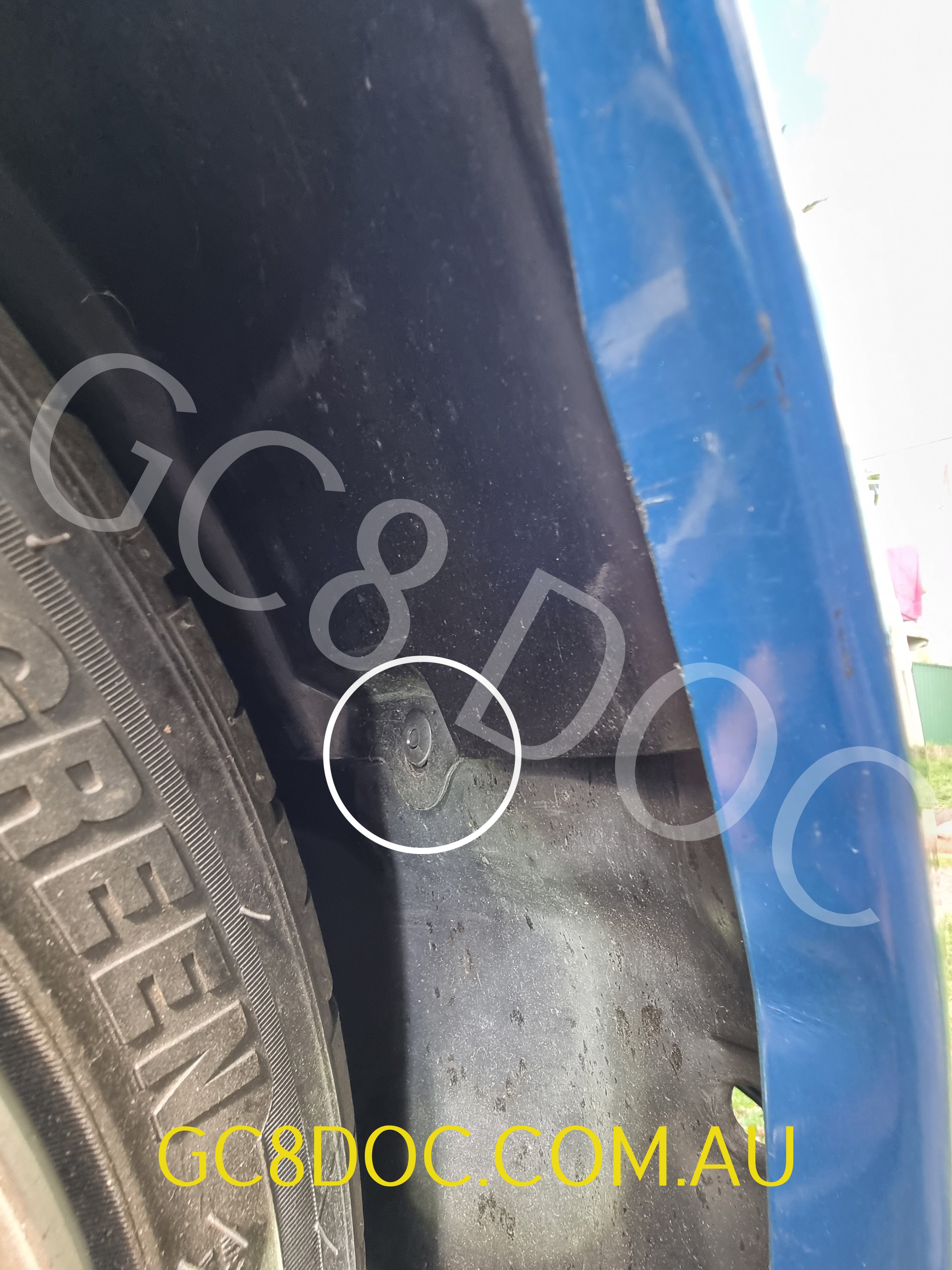 Subaru Impreza GC8/GF8 92-00 Front Lower Mudguard Scrivet Clips 794070 ...