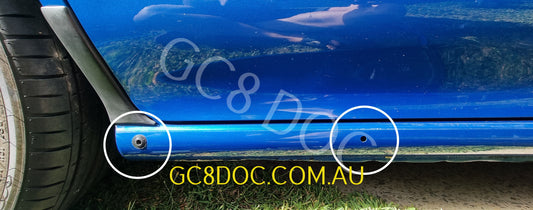 Subaru Impreza GC8/GF8 92-00 Clips Side Skirts 7x 91167AA000
