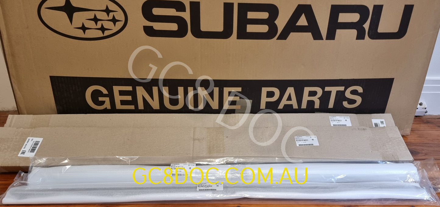 Subaru Impreza GC8 92-00 Door Mouldings/ Weather Strip/Belt Molds Kit Front+Rear RH LH 62301FA020 62301FA030 63301FA021 63301FA031