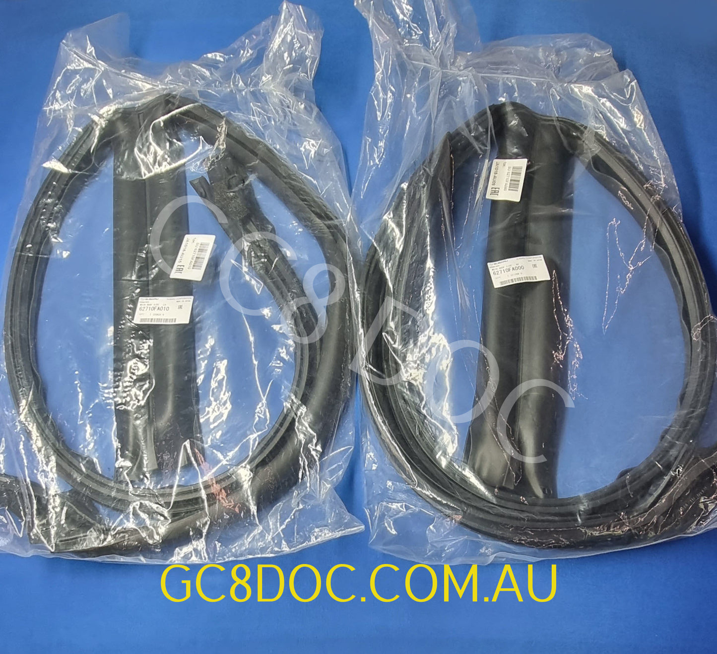 Subaru Impreza GC8/GF8 92-00 Windows Seals Front/Rear LH+RH 62710FA010 62710FA000 Sedan/Wagon